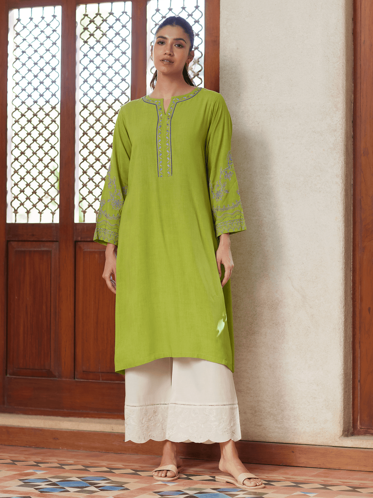 Embroidered Kurta