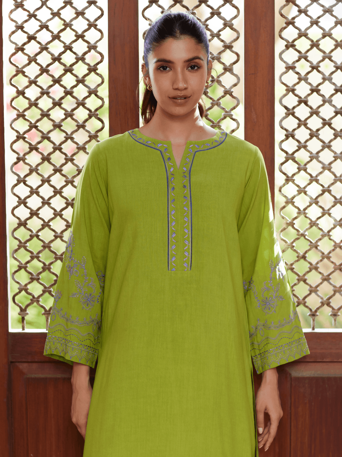 Embroidered Kurta