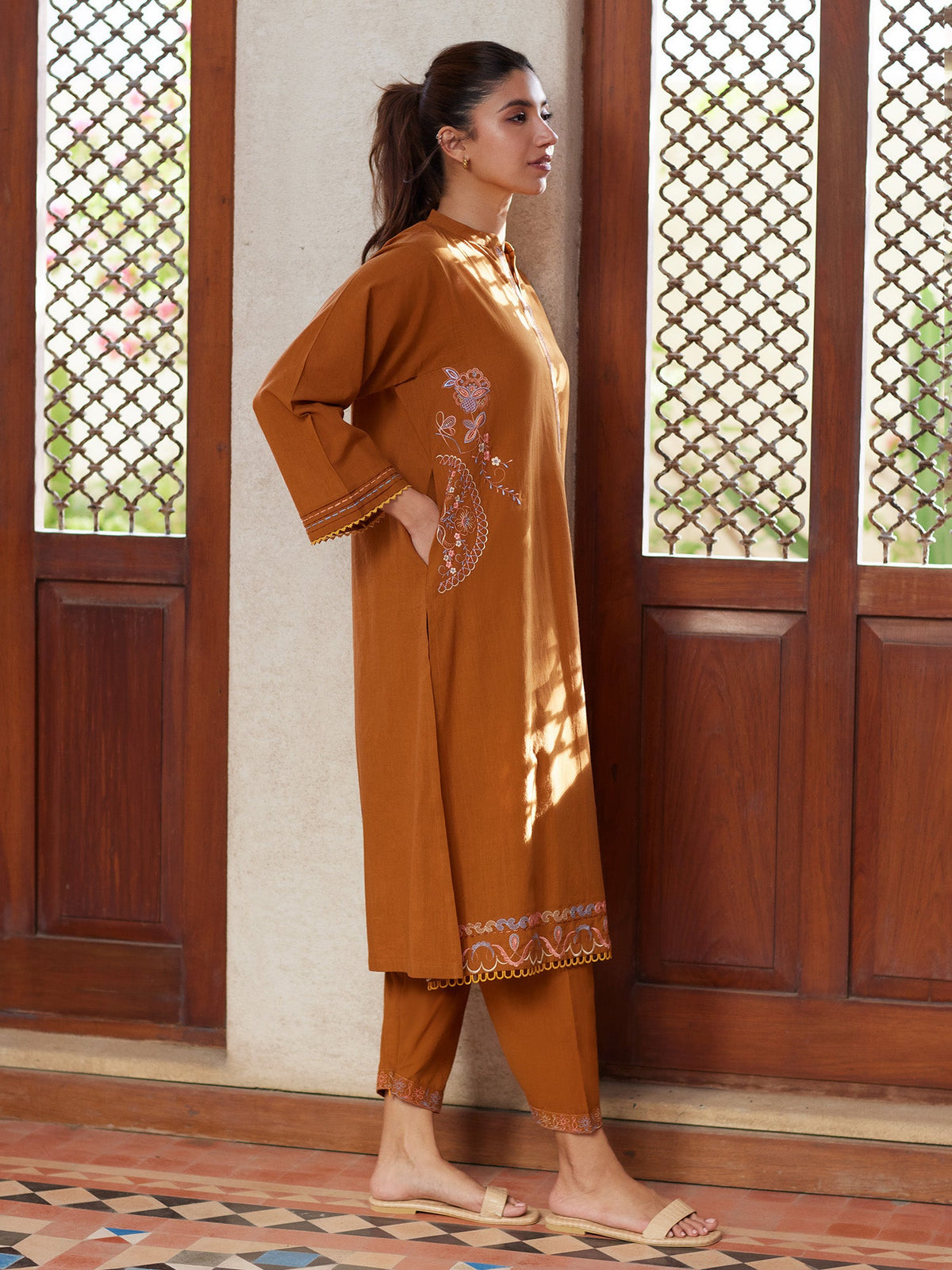 Embroidered Co-ord Set