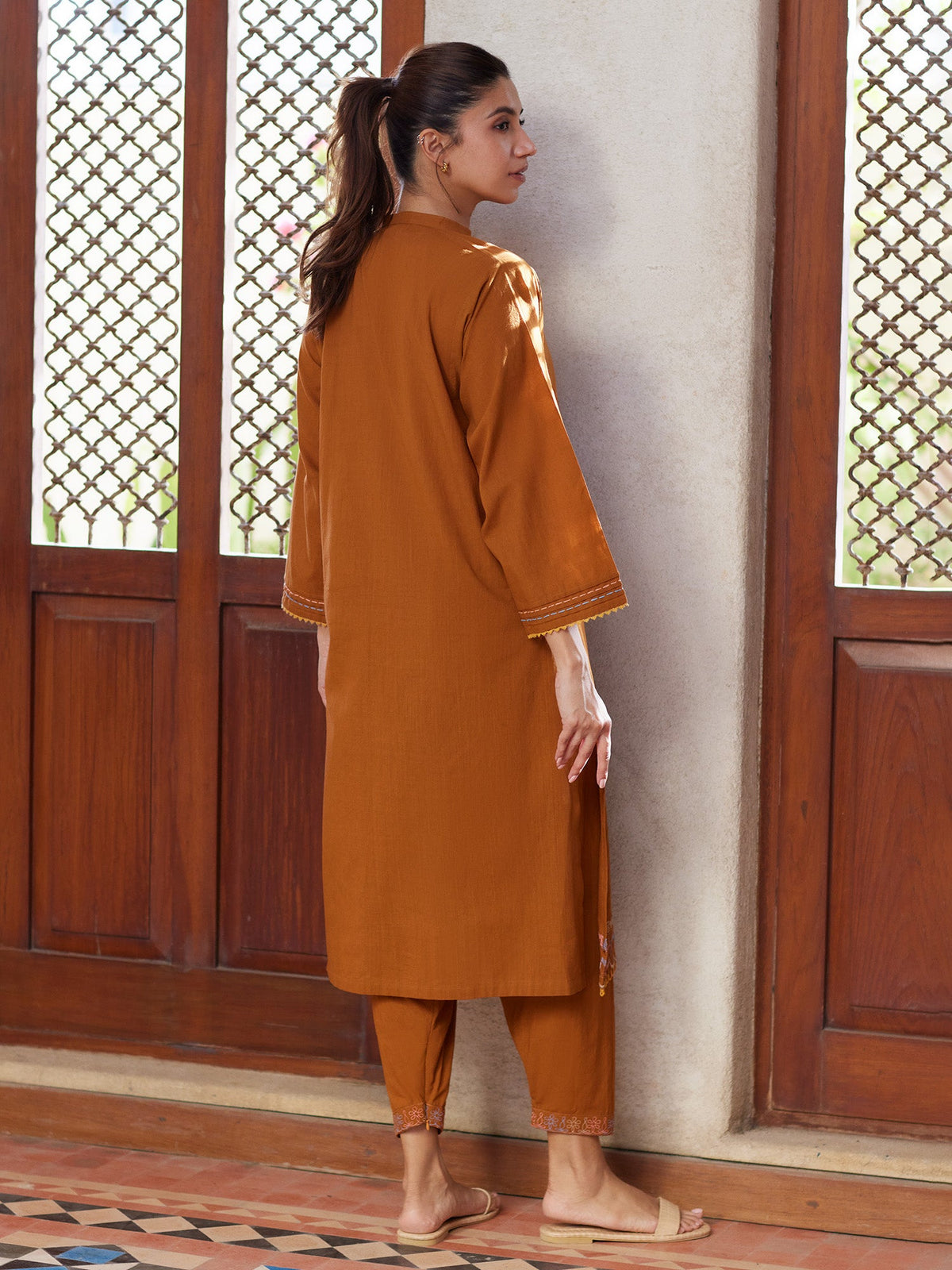 Embroidered Co-ord Set