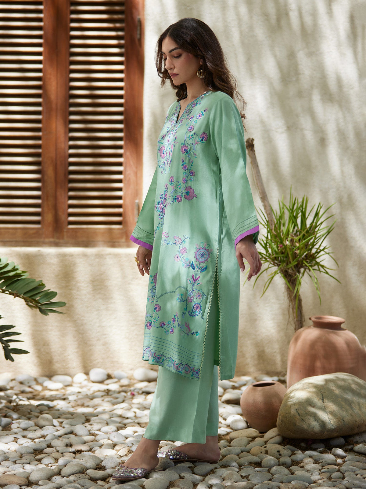 Embroidered Co-ord Set