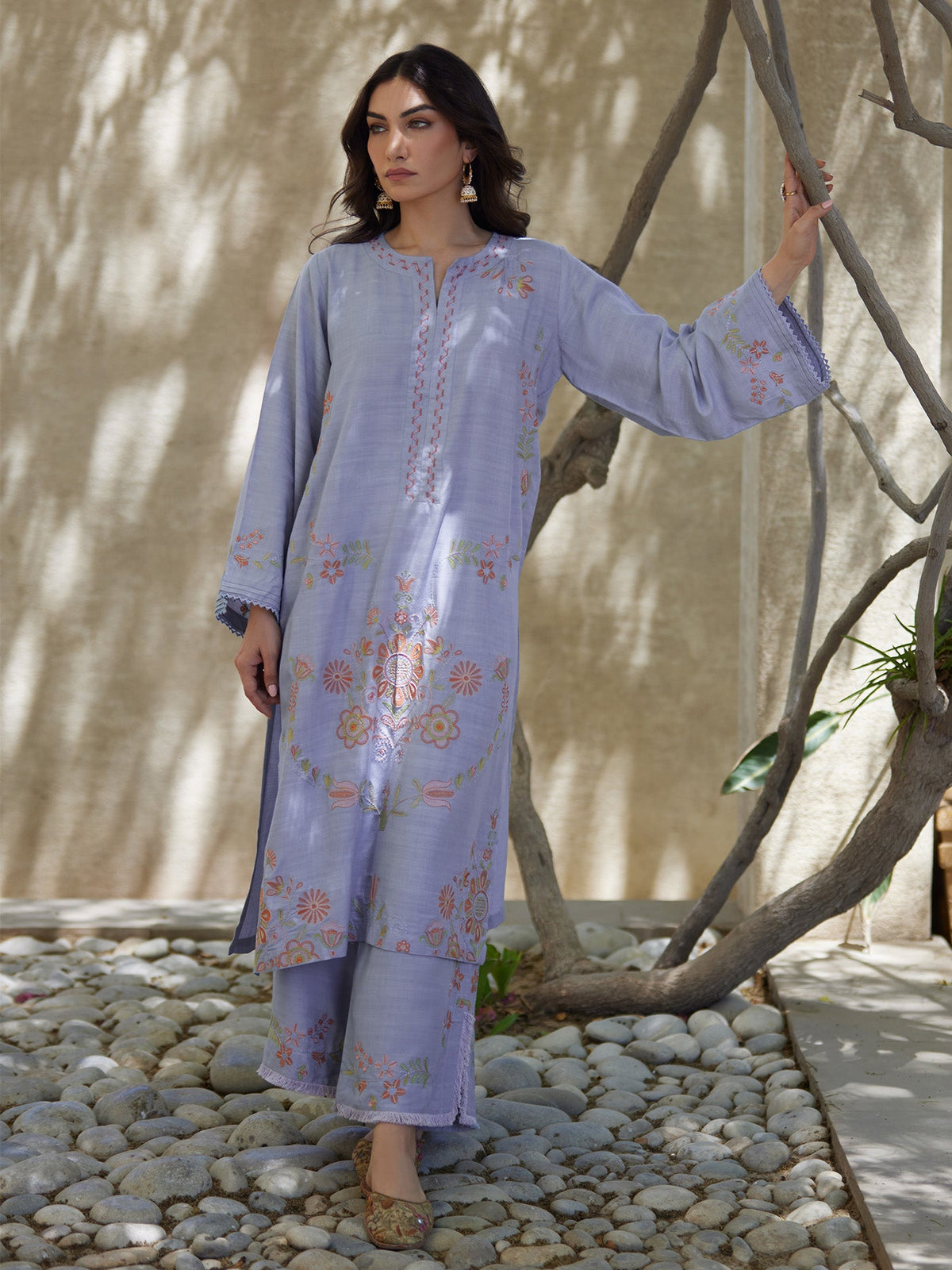 Embroidered Co-ord Set