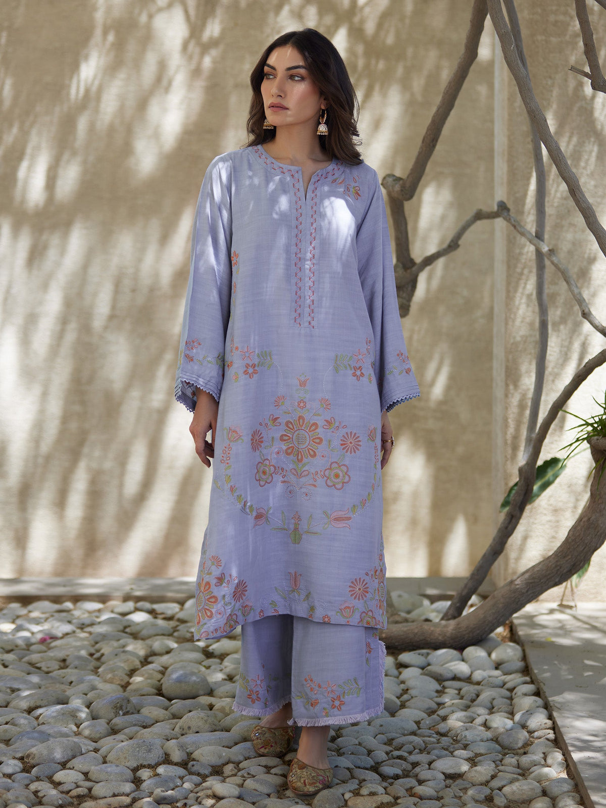 Embroidered Co-ord Set