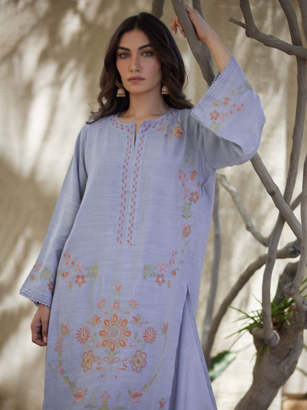 Embroidered Co-ord Set