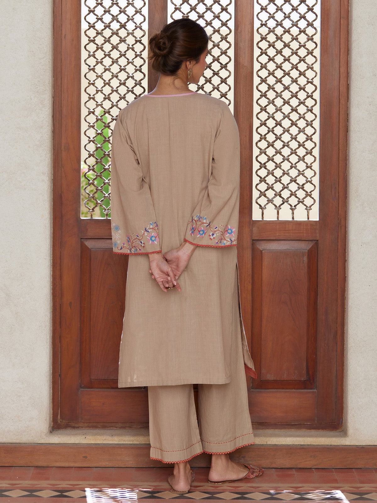 Embroidered Co-ord Set