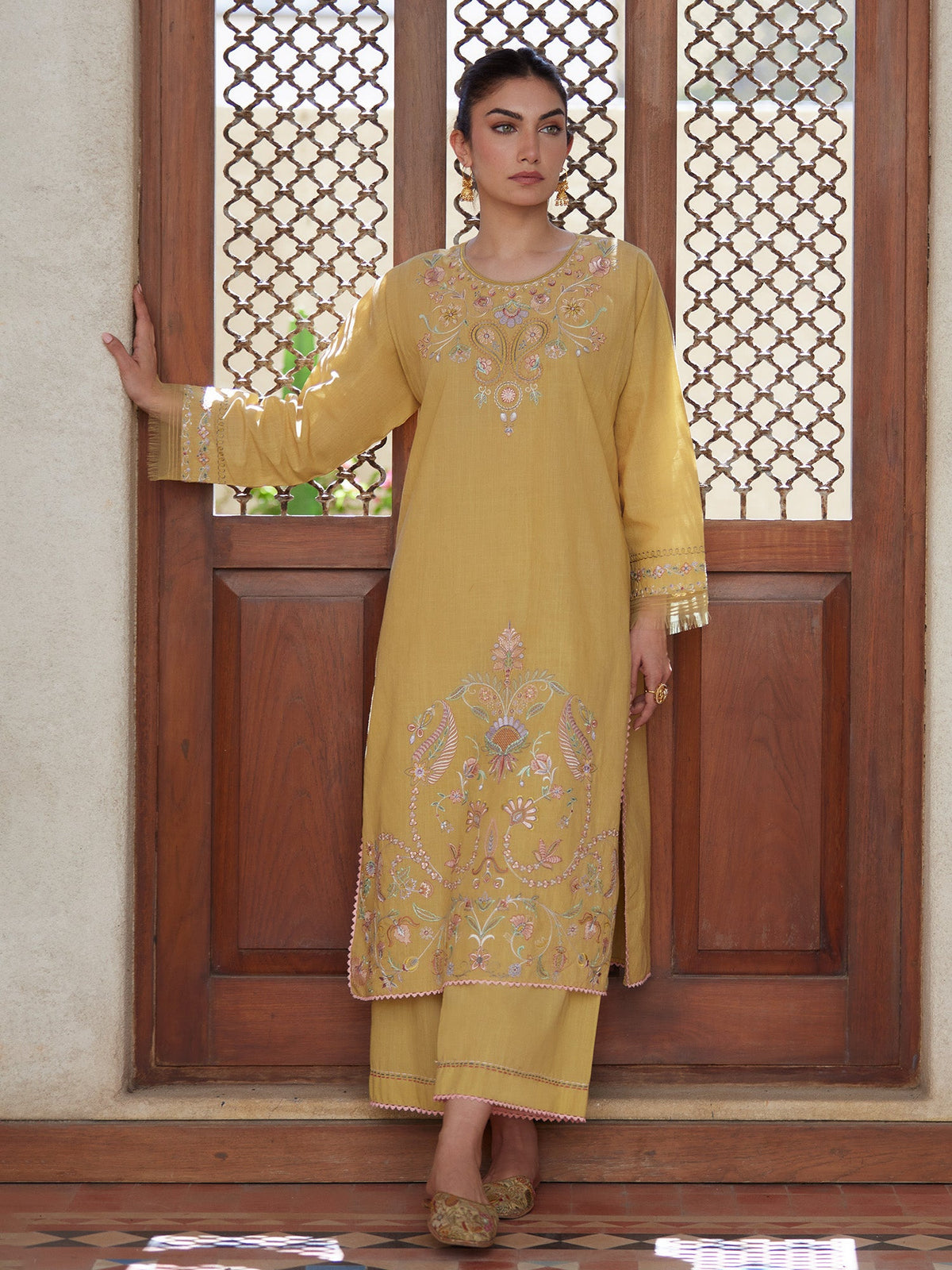 Embroidered Co-ord Set