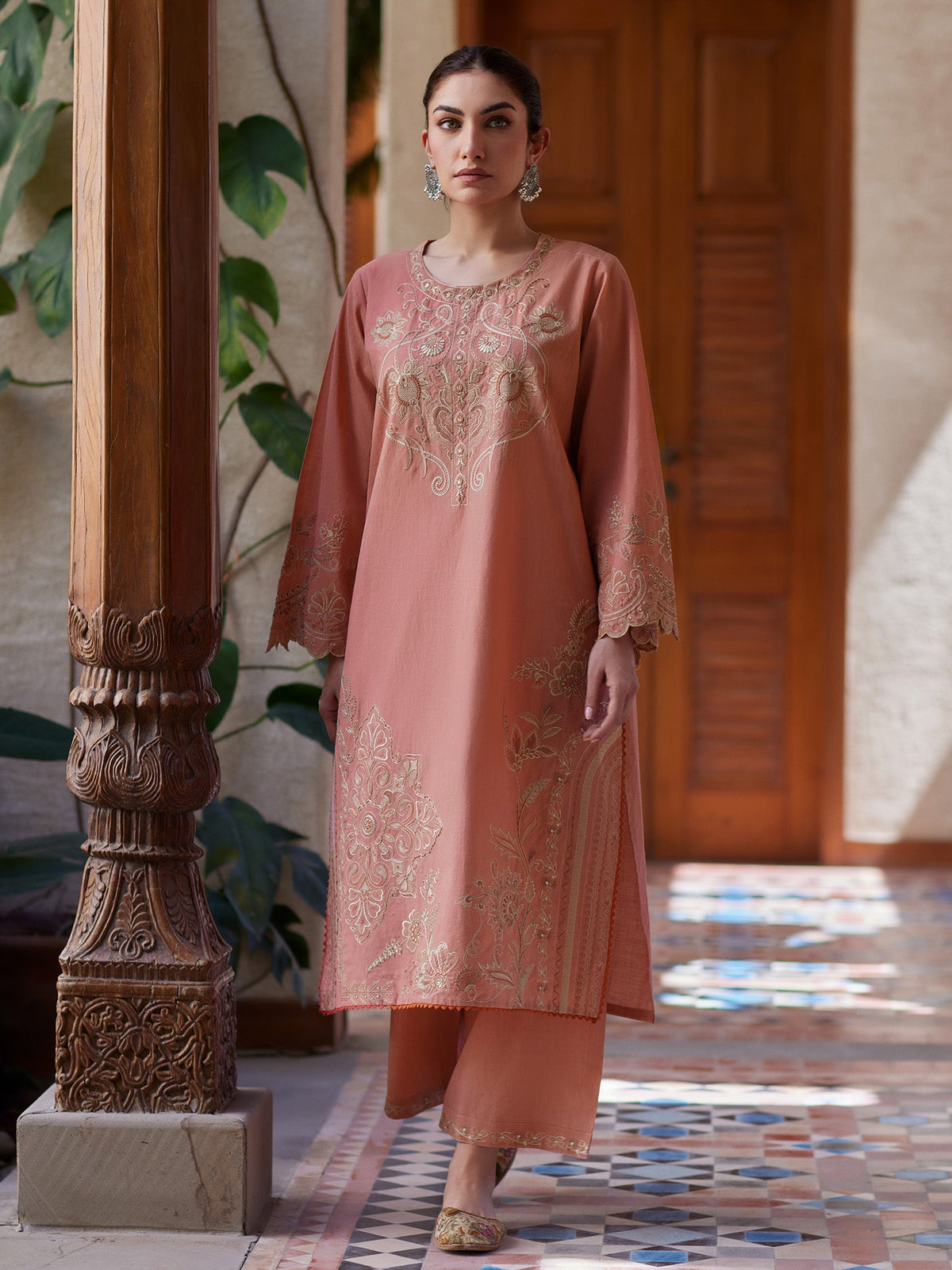 Embroidered Co-ord Set