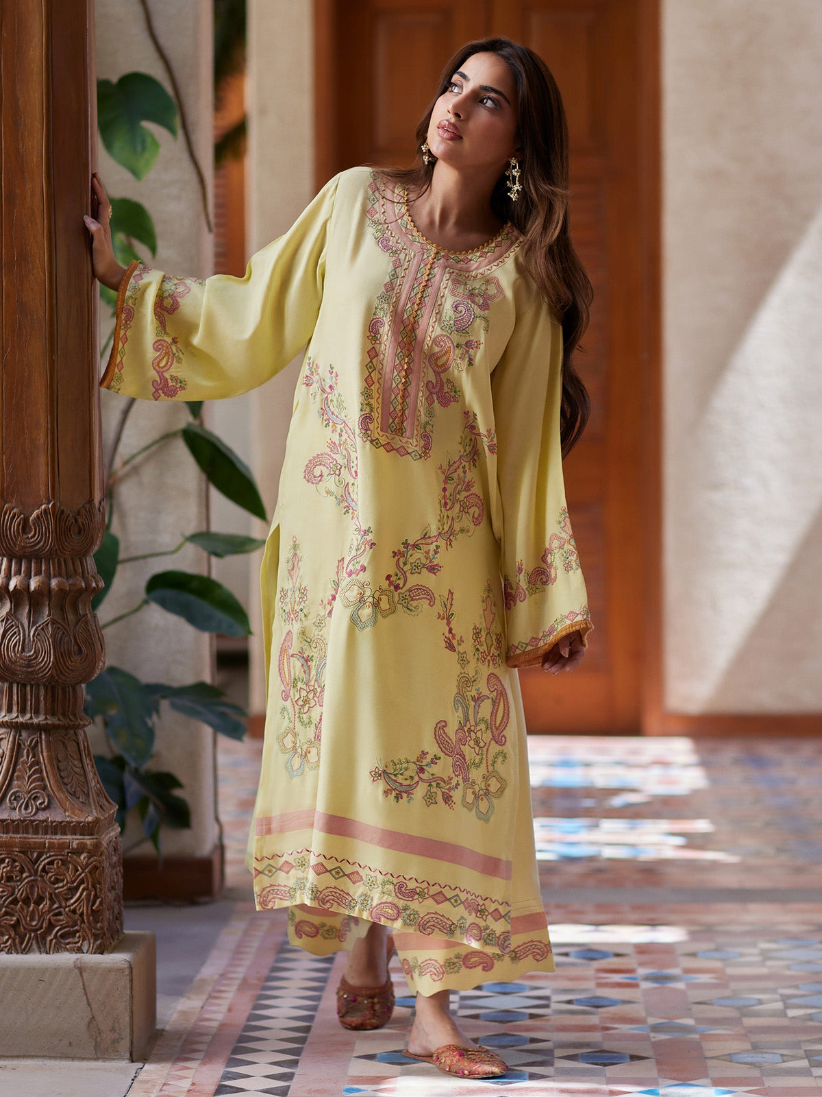 Embroidered Co-ord Set