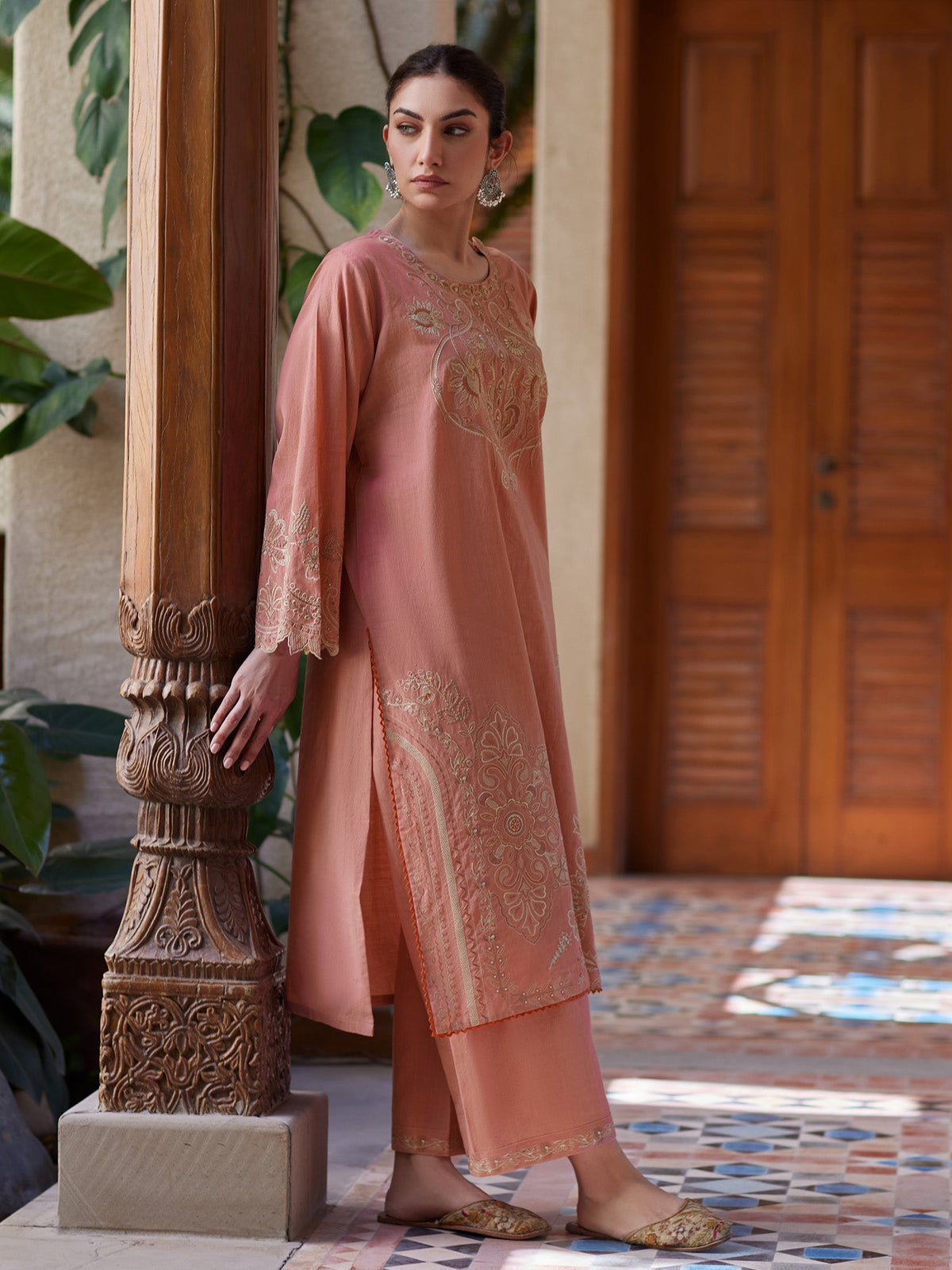 Embroidered Co-ord Set
