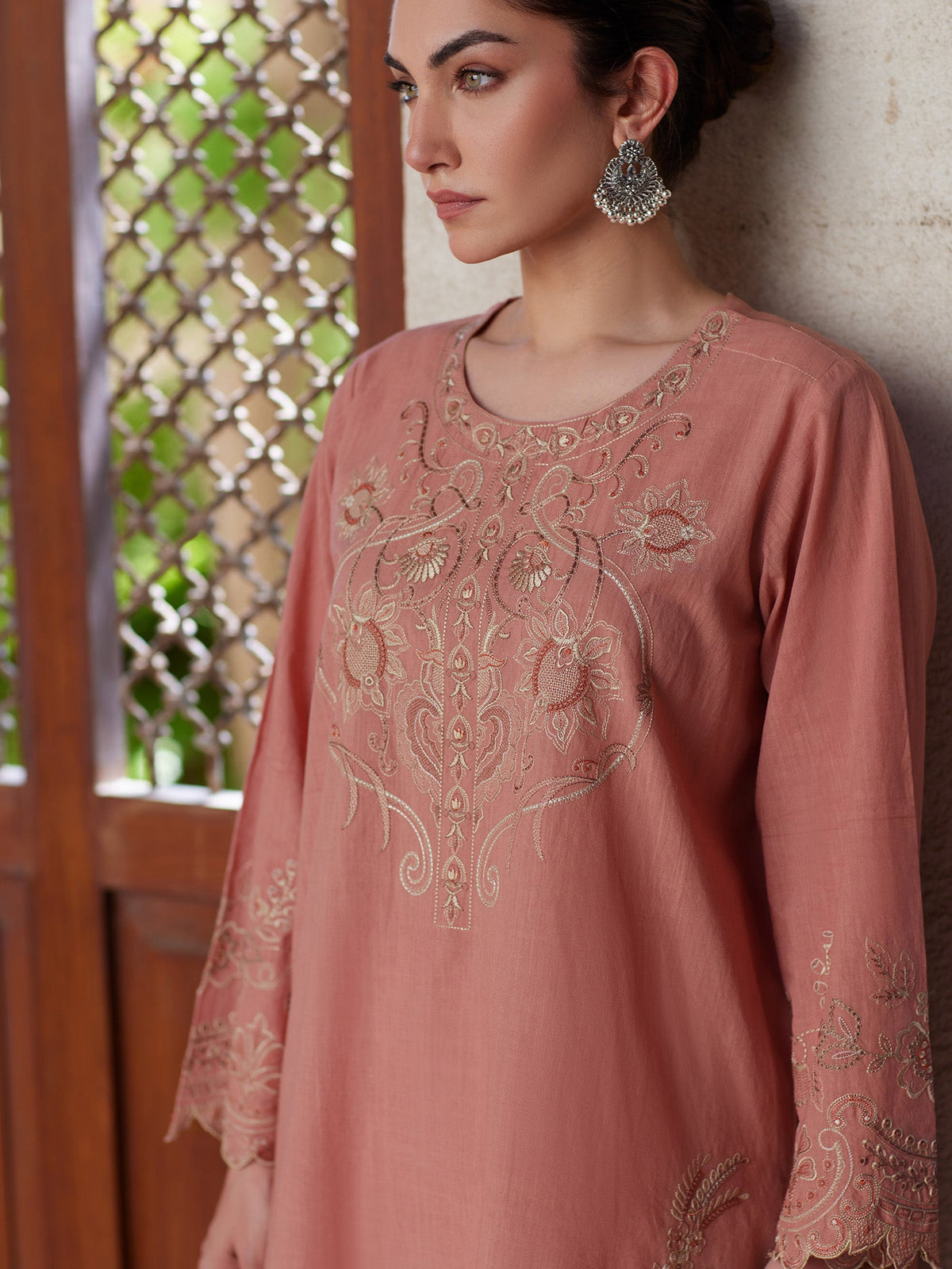 Embroidered Co-ord Set