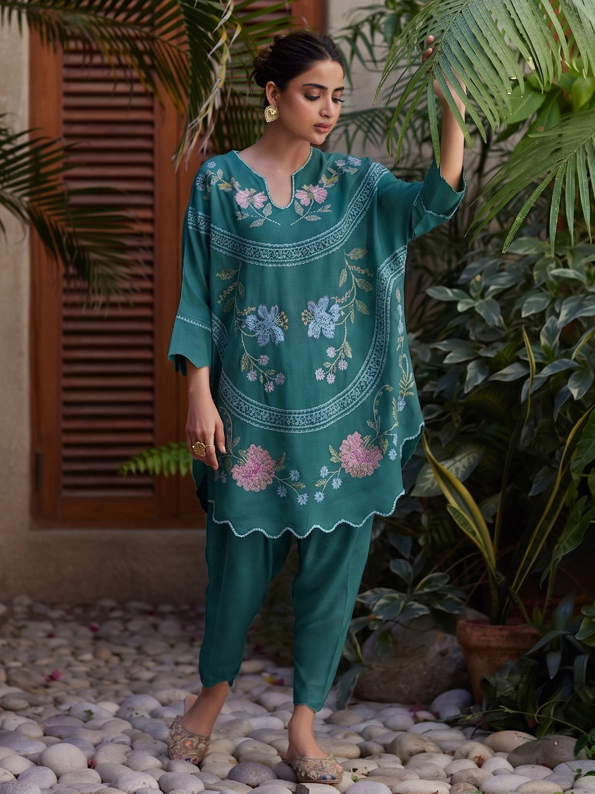 Embroidered Co-ord Set