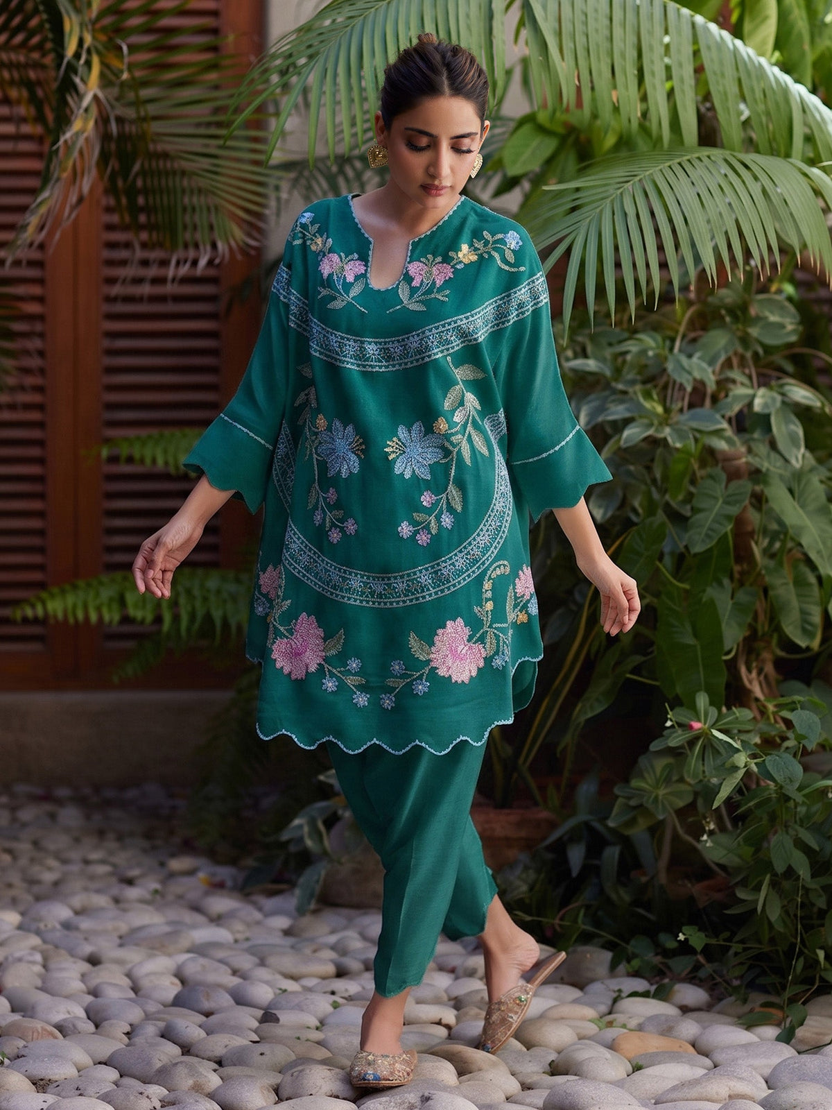 Embroidered Co-ord Set