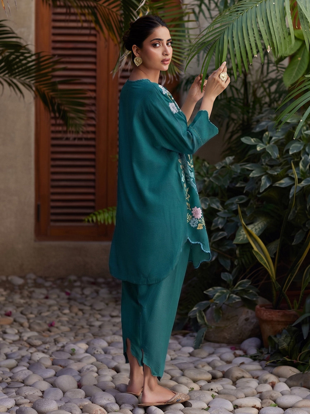 Embroidered Co-ord Set