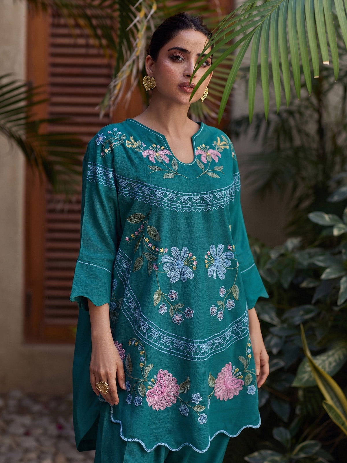Embroidered Co-ord Set