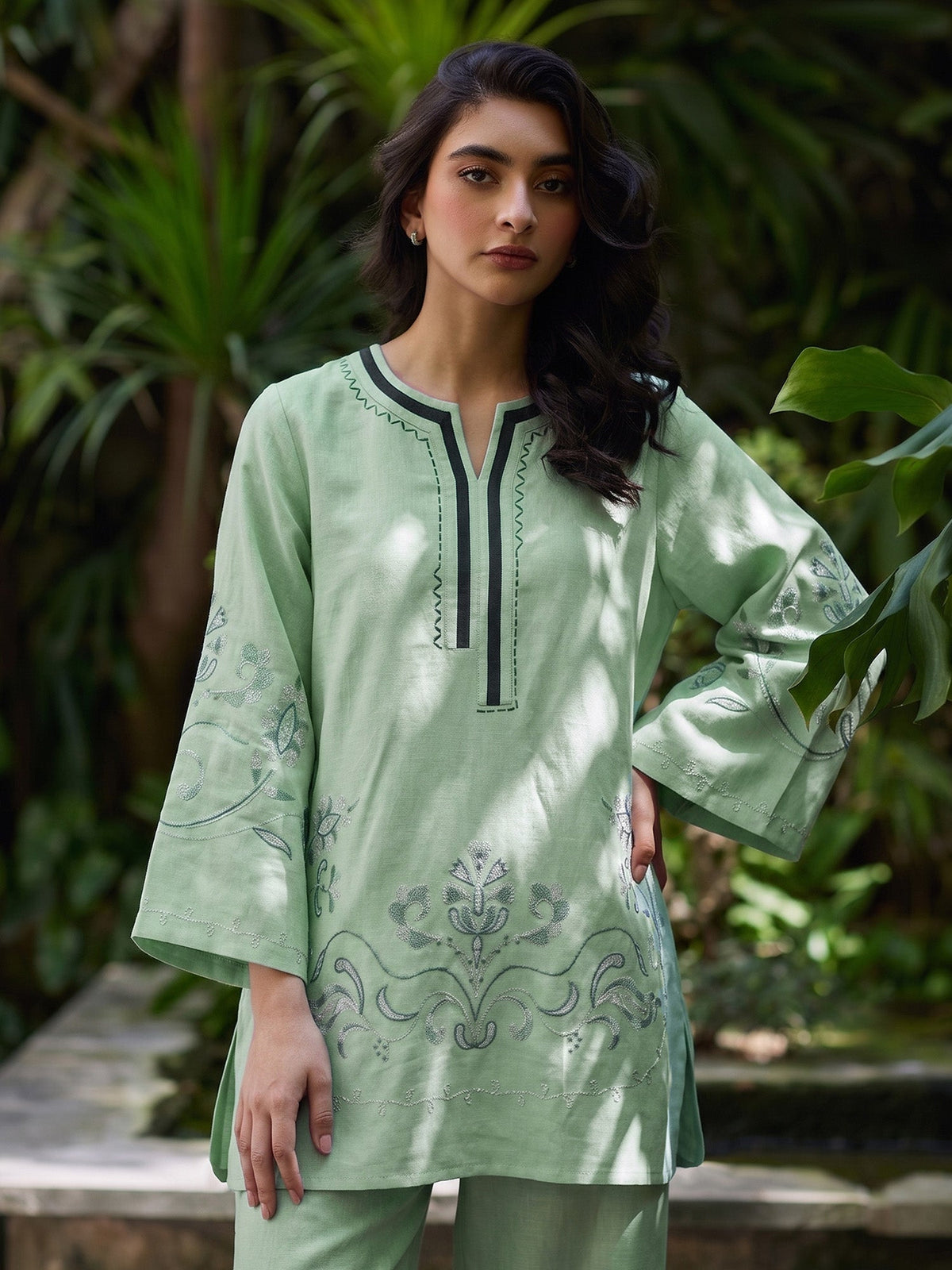 Embroidered Co-ord Set