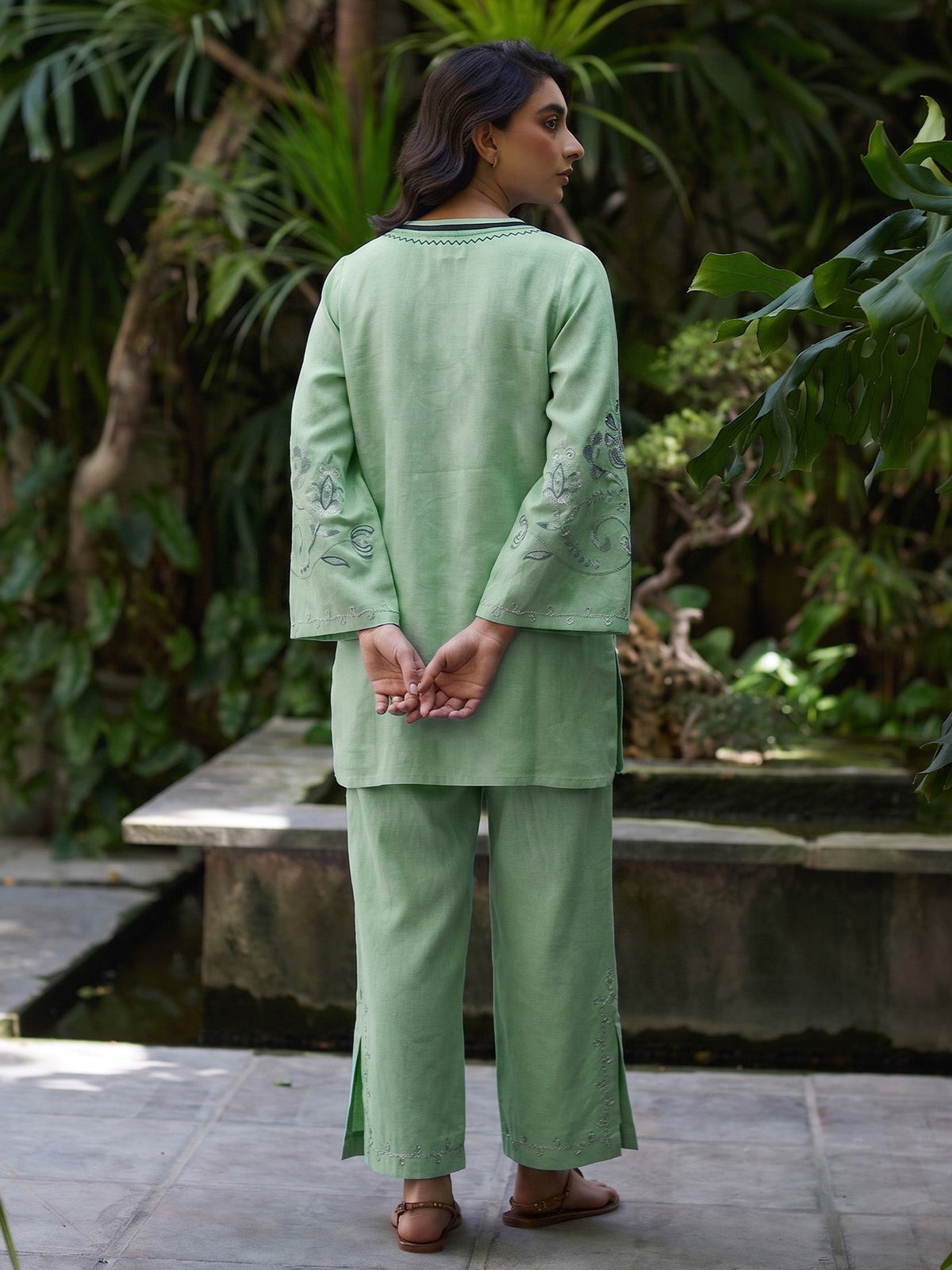 Embroidered Co-ord Set
