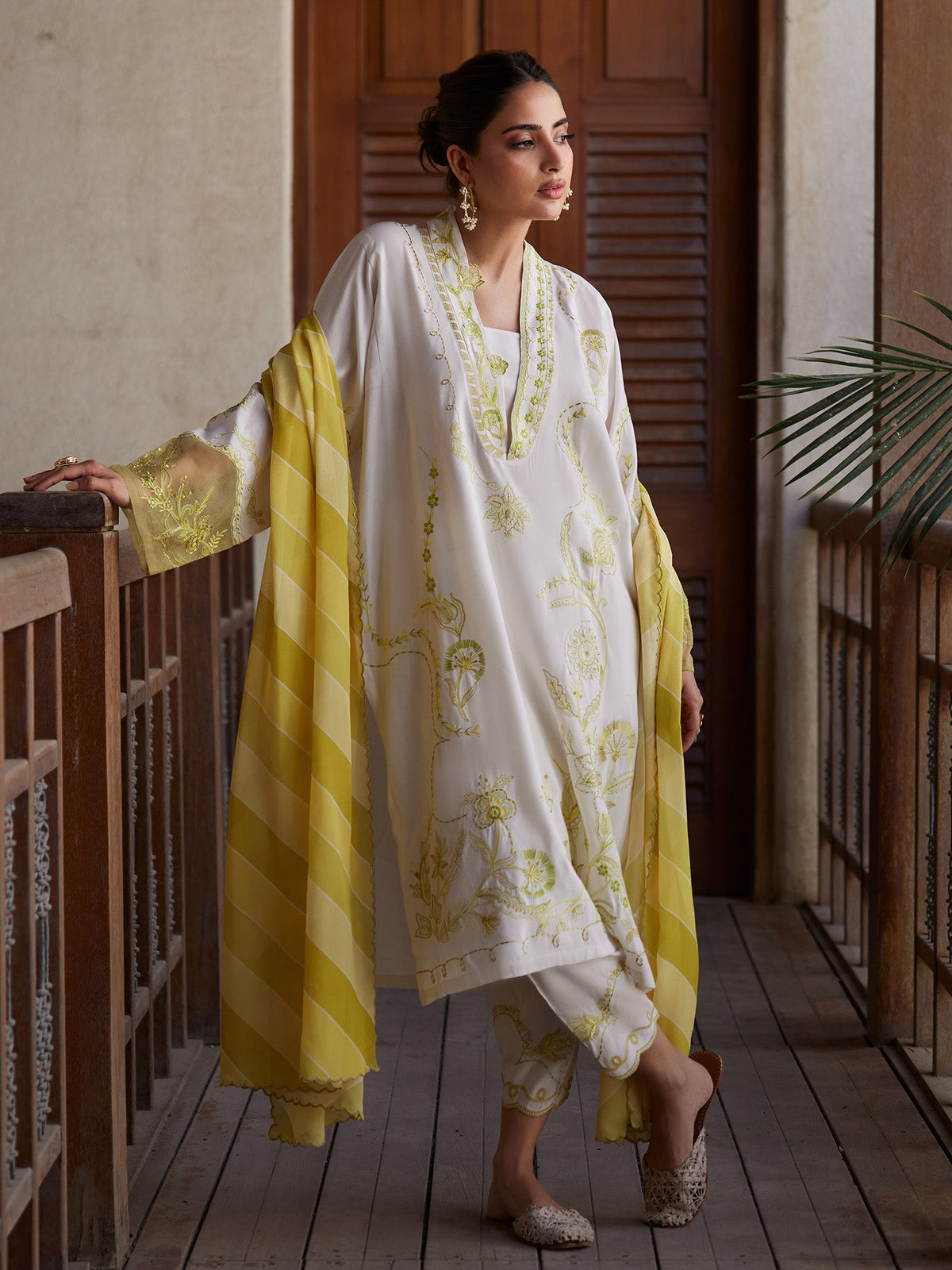 3-Piece Embroidered Suit