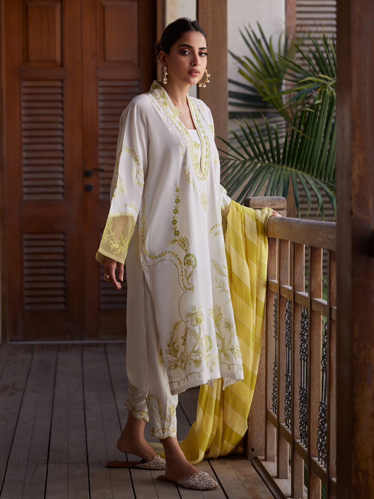 3-Piece Embroidered Suit