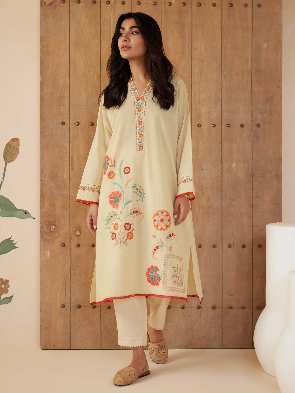 Embroidered Kurta