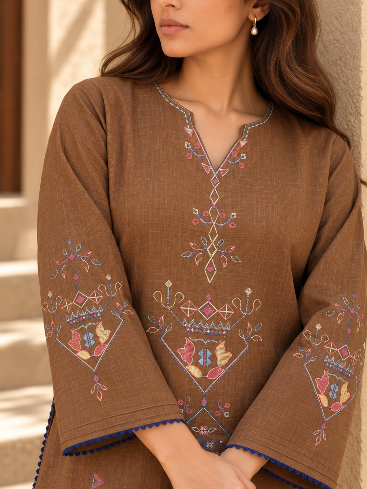 Embroidered Co-ord Set