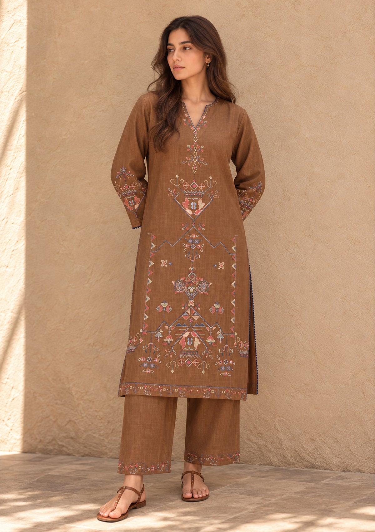 Embroidered Co-ord Set