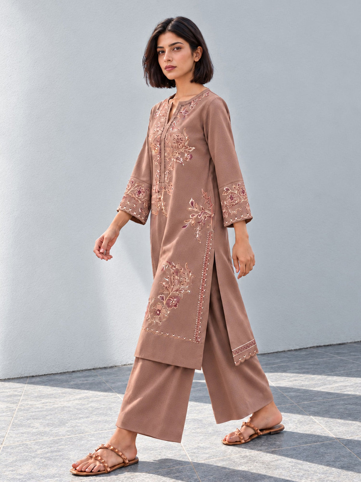 Embroidered Co-ord Set