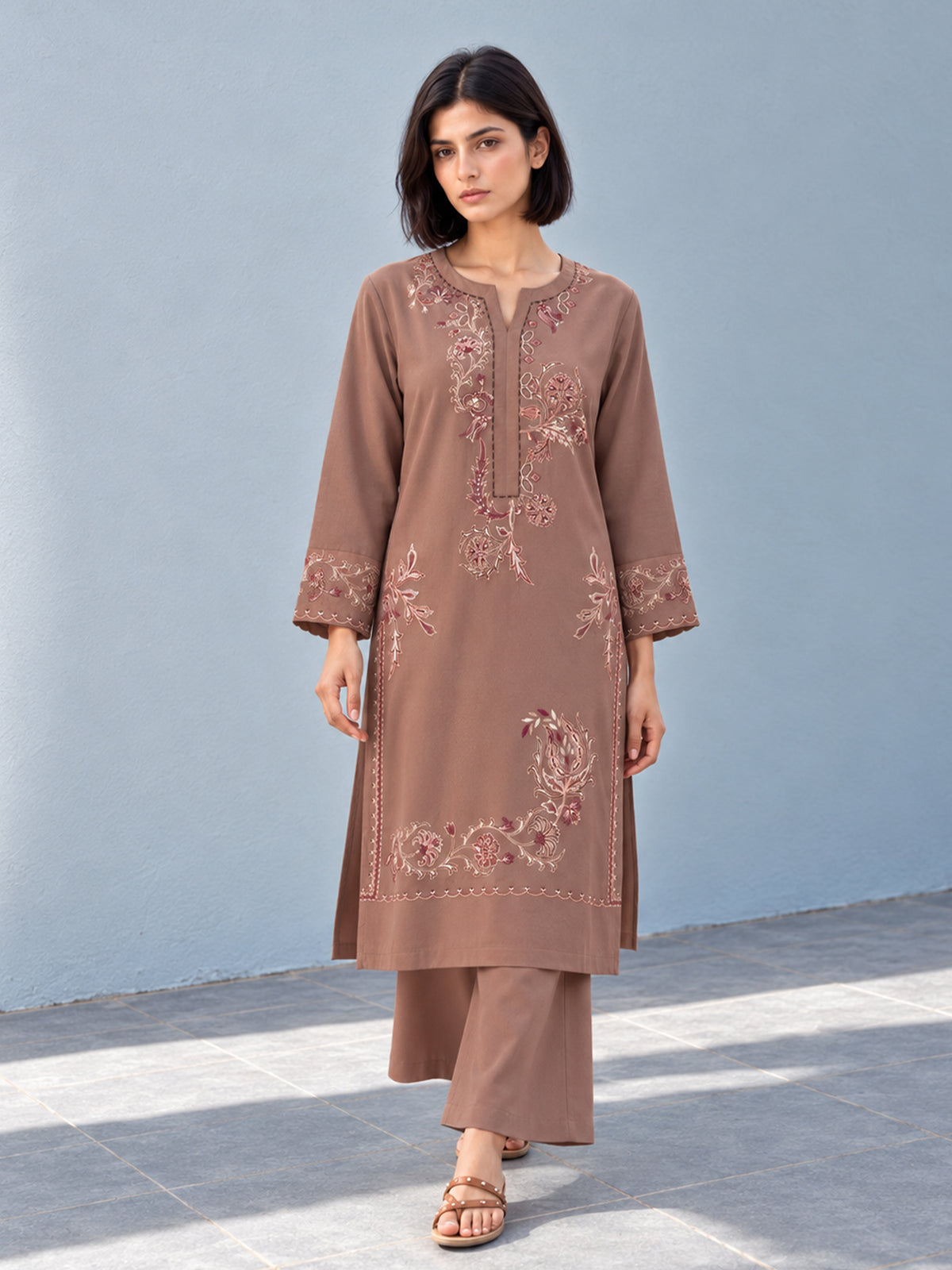 Embroidered Co-ord Set