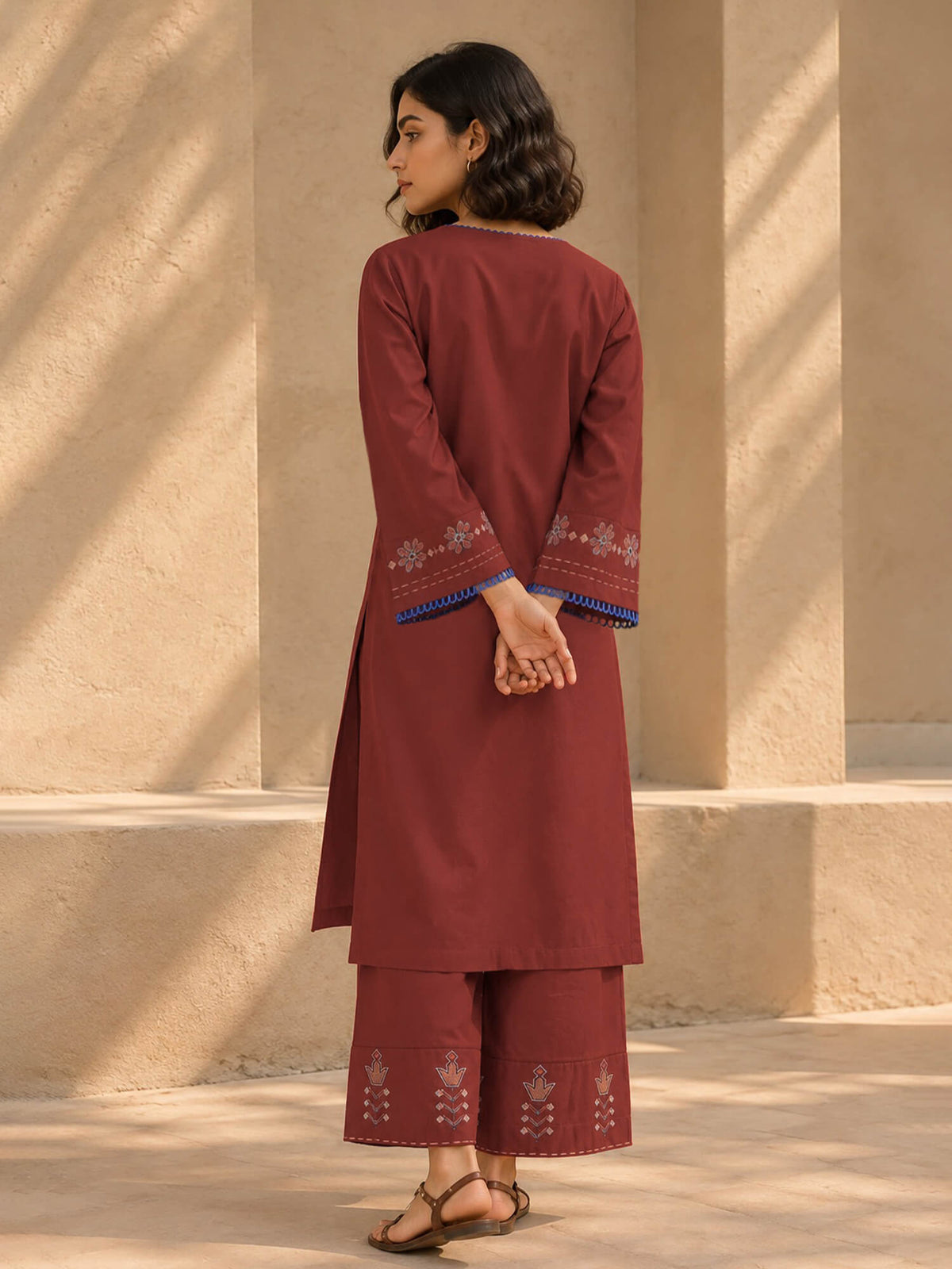 Embroidered Co-ord Set