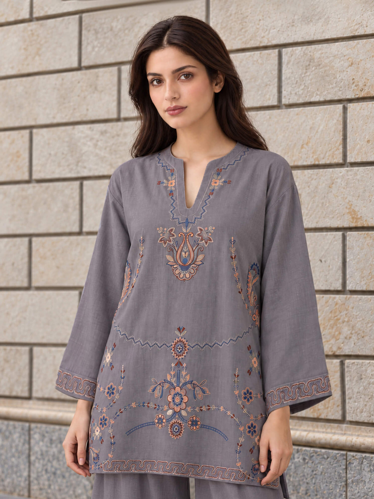 Embroidered Co-ord Set