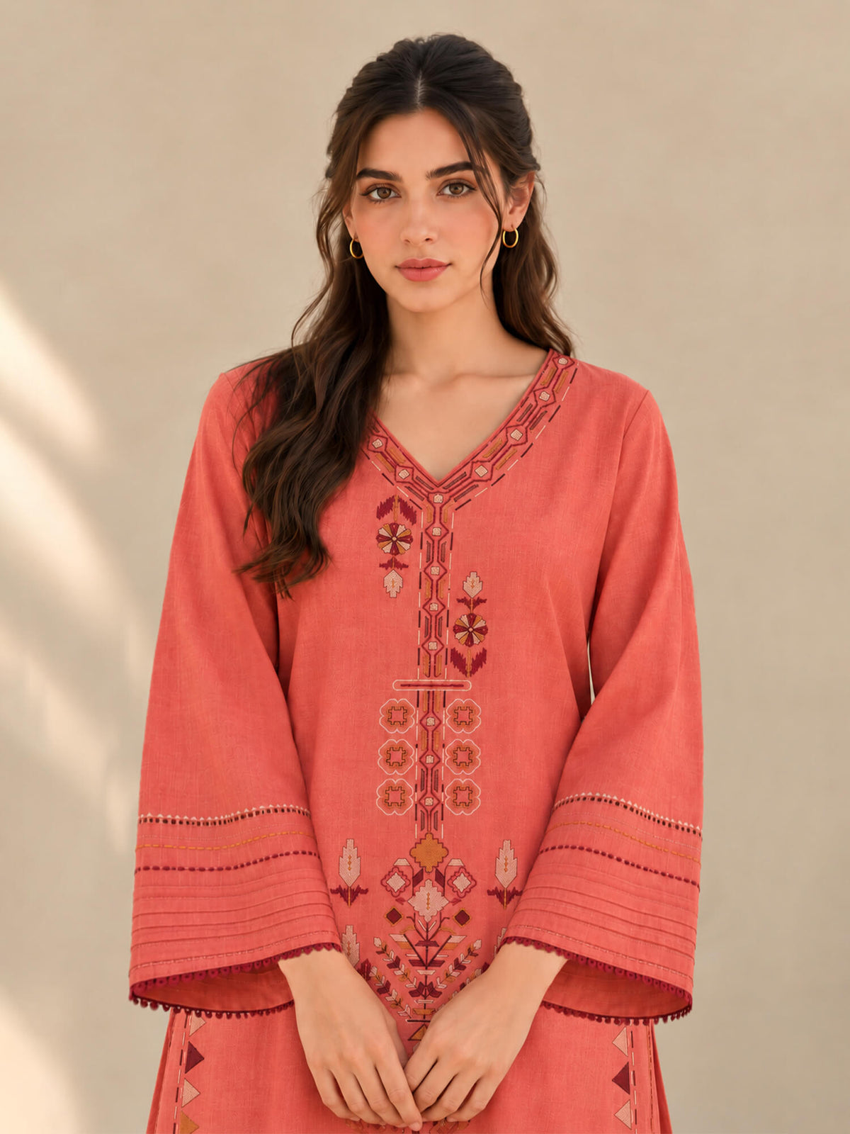 Embroidered Co-ord Set