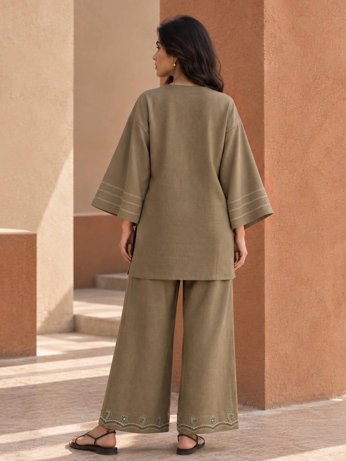 Embroidered Co-ord Set