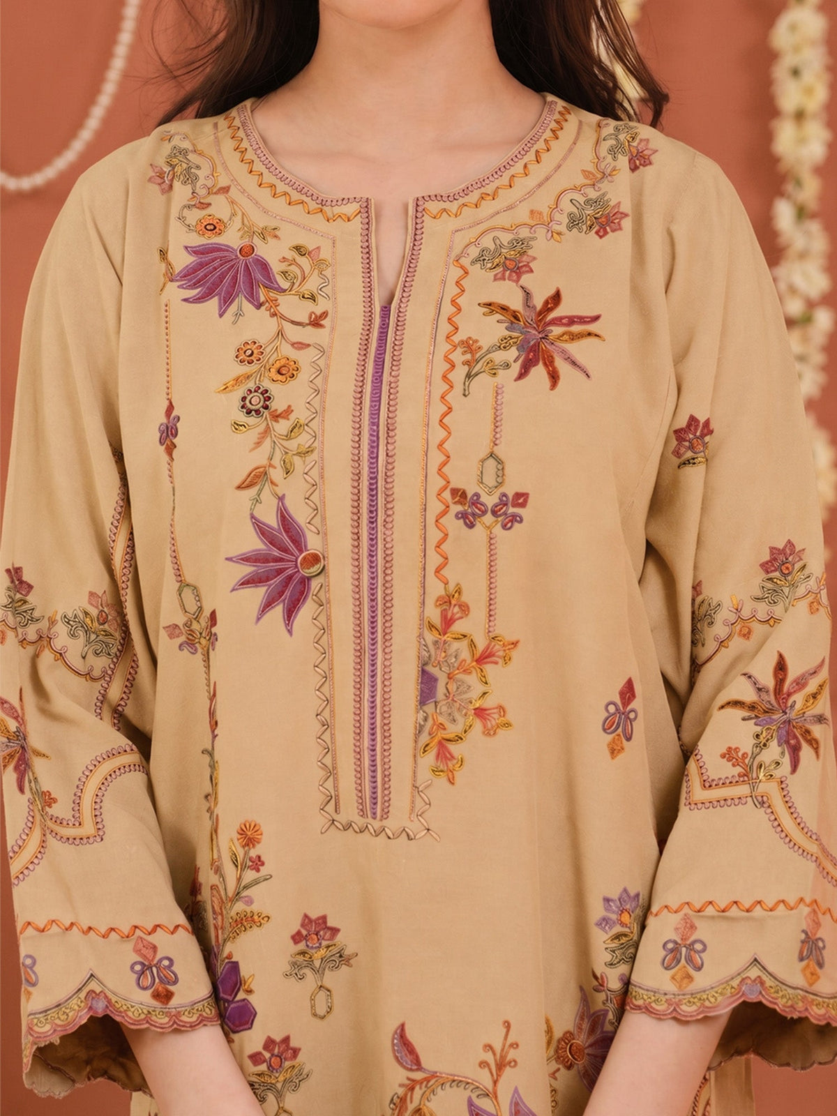 Embroidered Co-ord Set