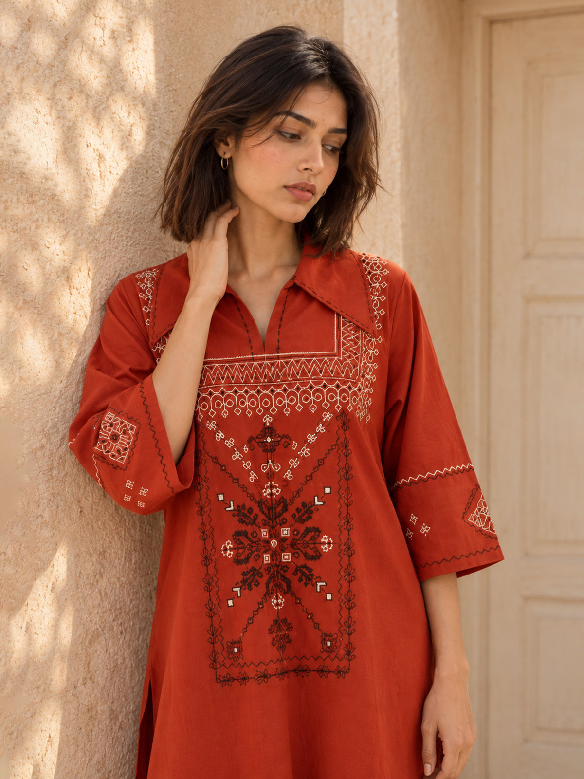 Embroidered Co-ord Set