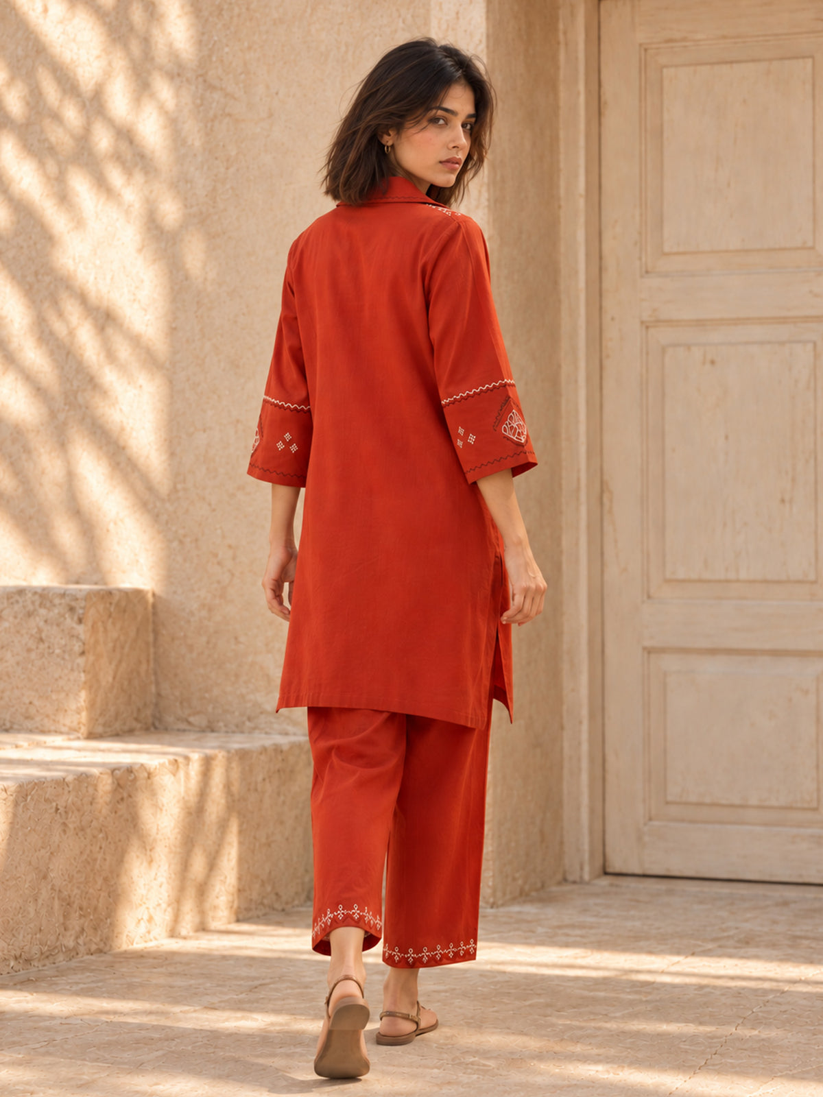 Embroidered Co-ord Set
