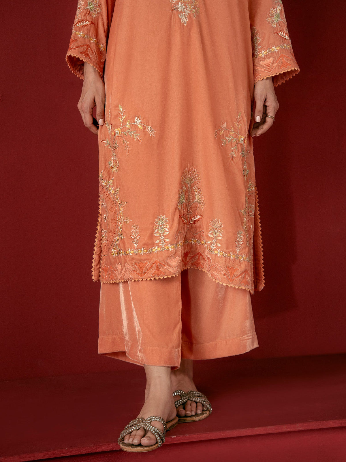 Embroidered Co-ord Set