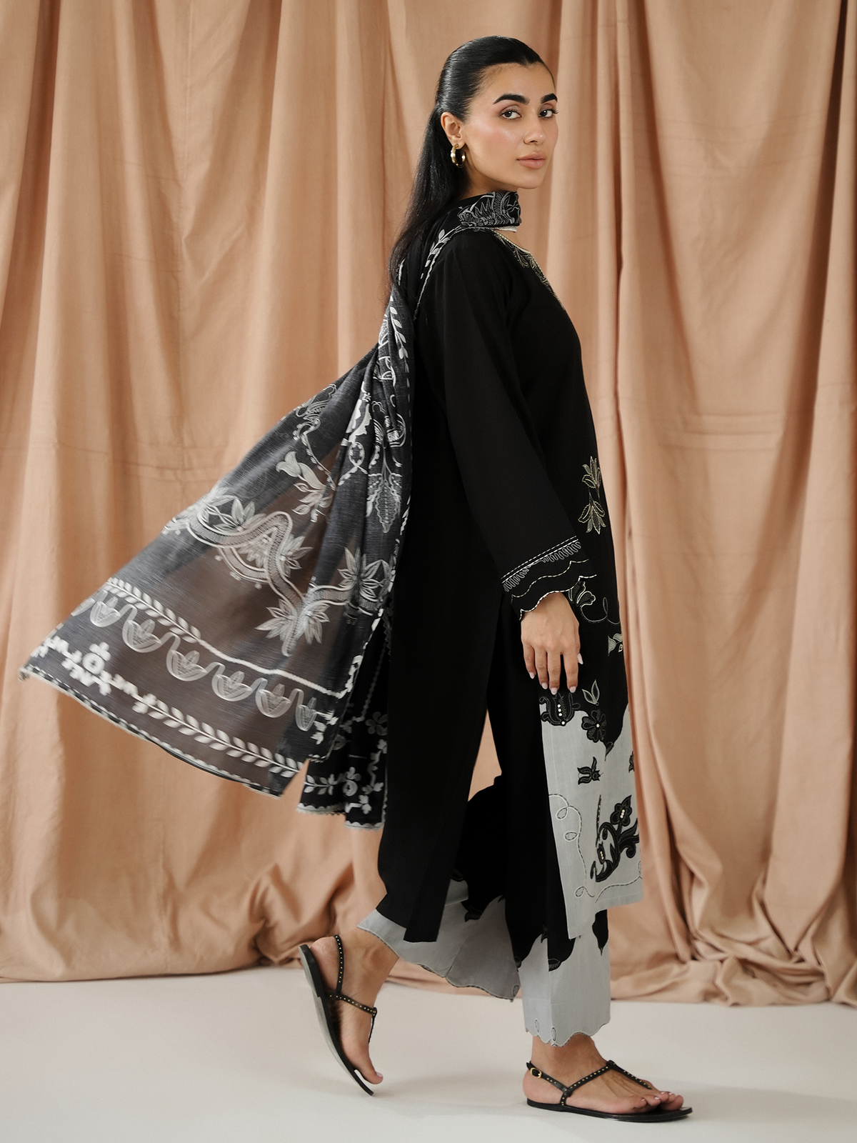 3-Piece Embroidered Suit
