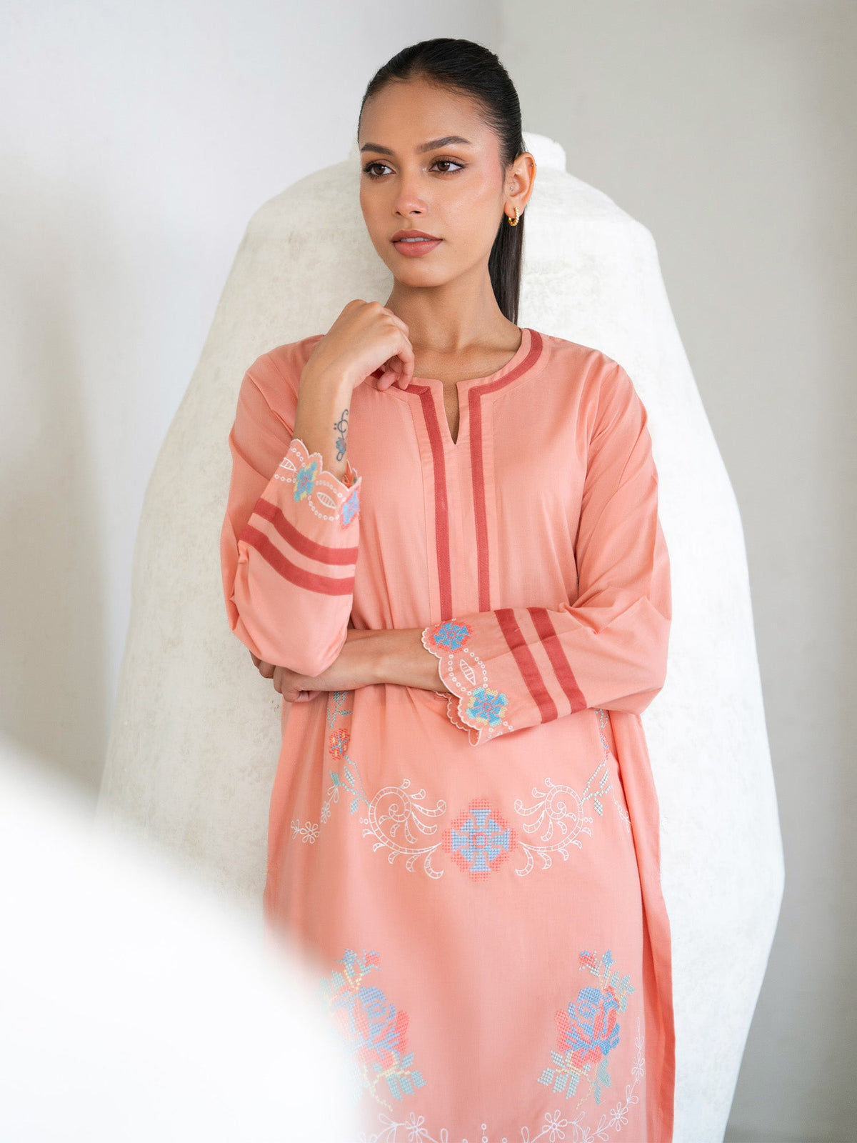 Embroidered Kurta