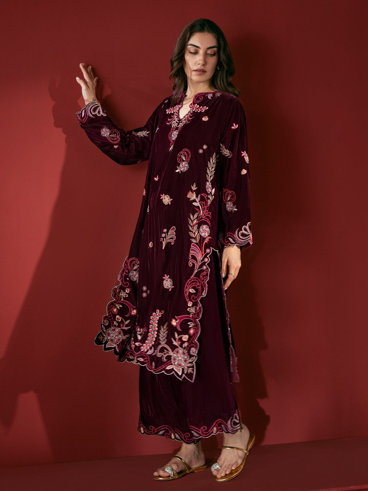 Embroidered Co-ord Set