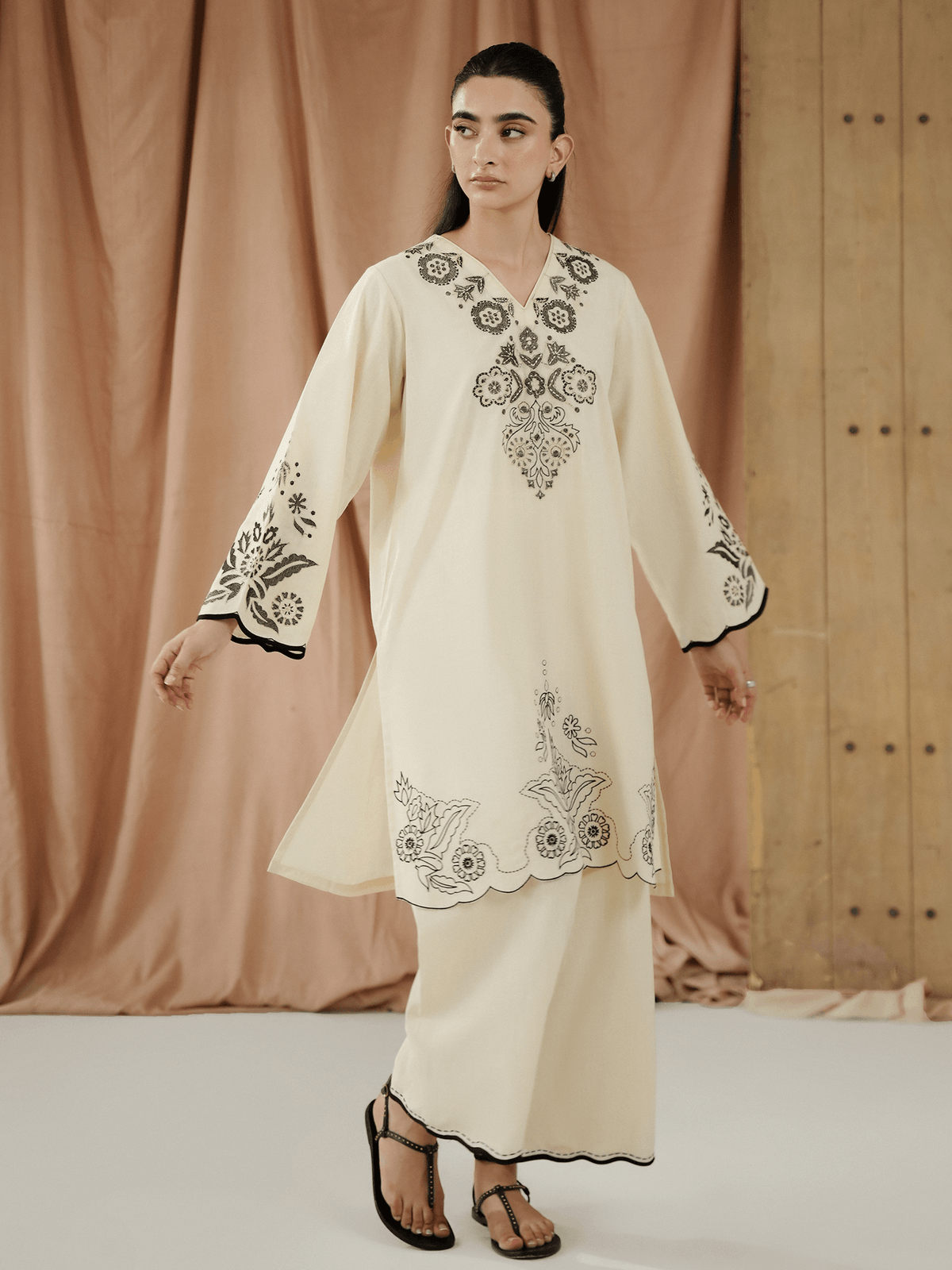 Embroidered Co-ord Set