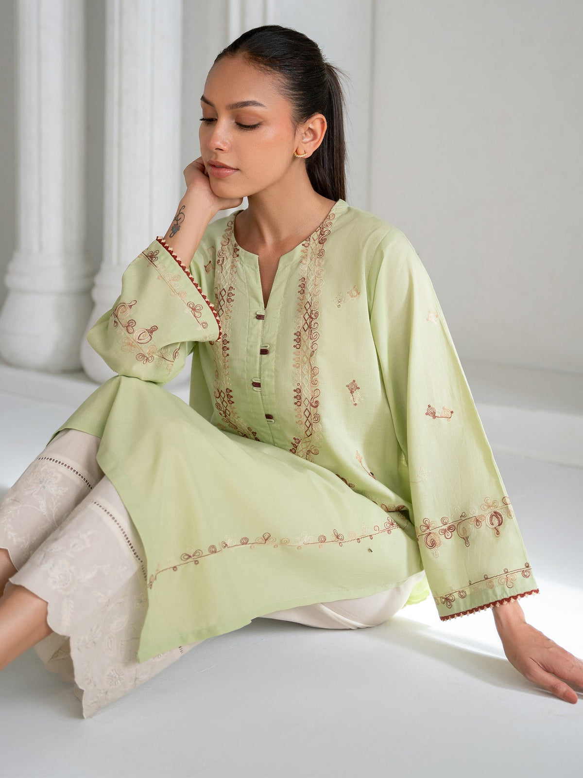 Embroidered Kurta
