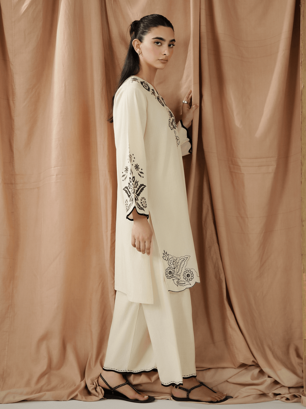 Embroidered Co-ord Set