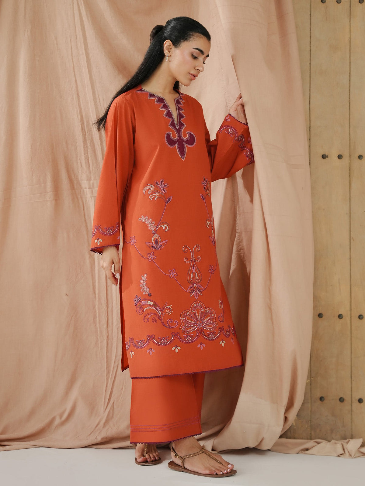 Embroidered Co-ord Set