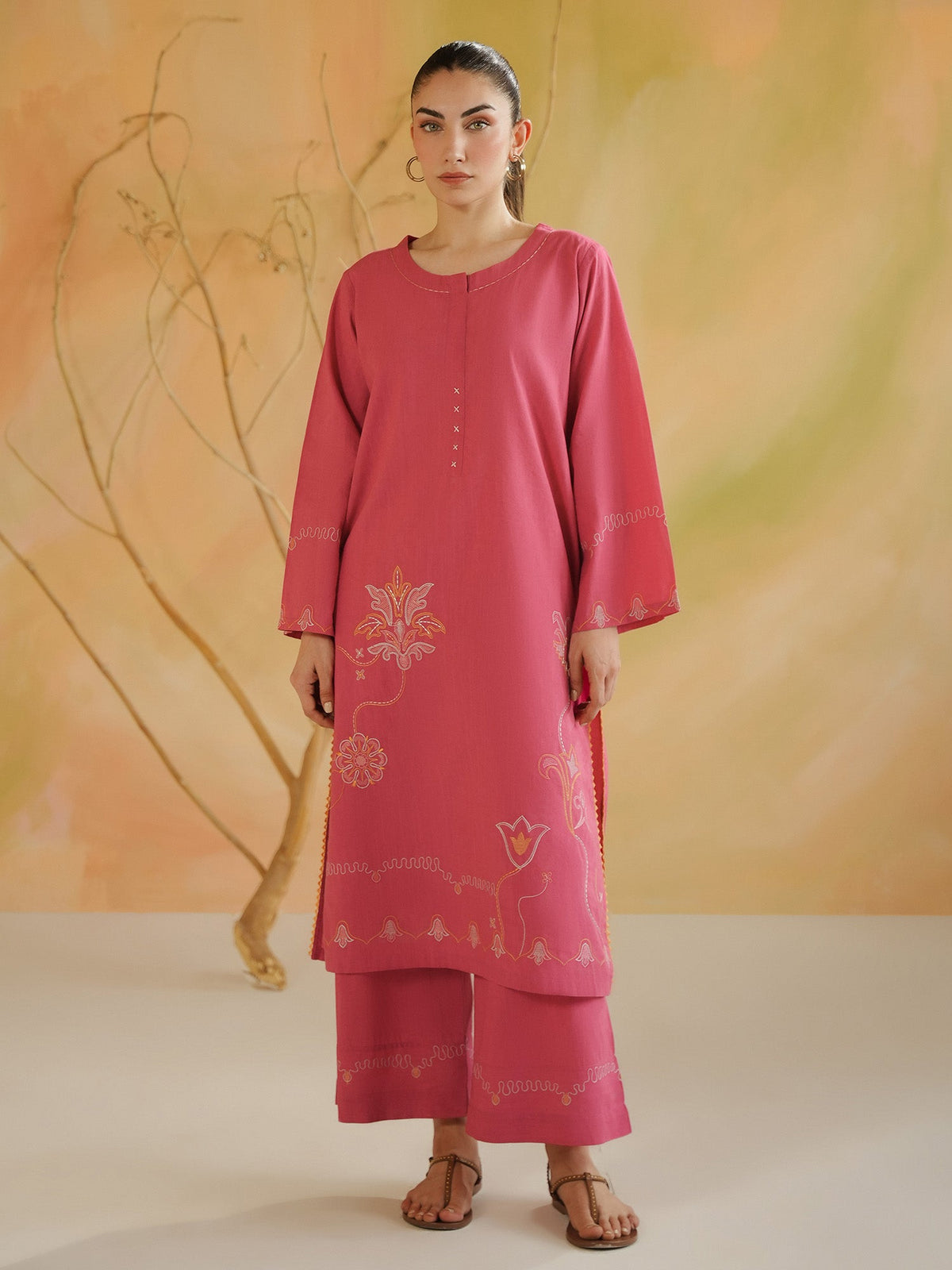 Embroidered Co-ord Set