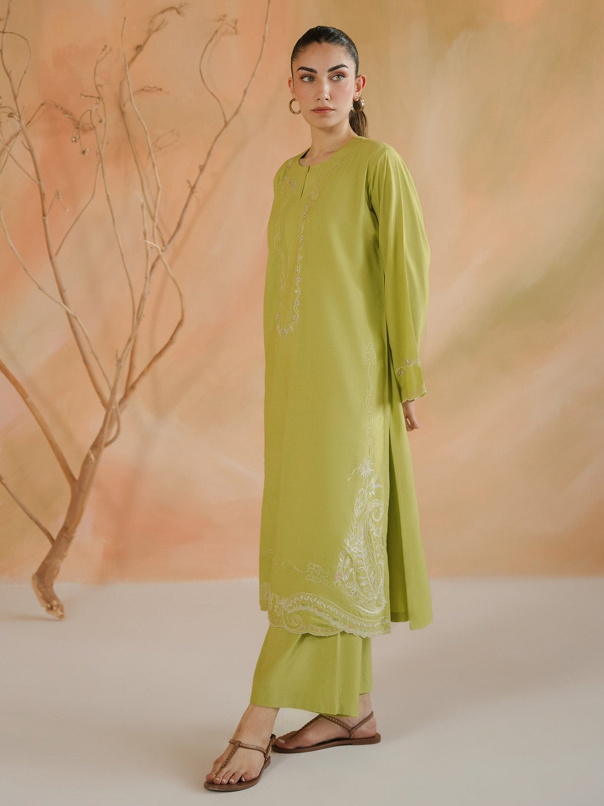 Embroidered Co-ord Set