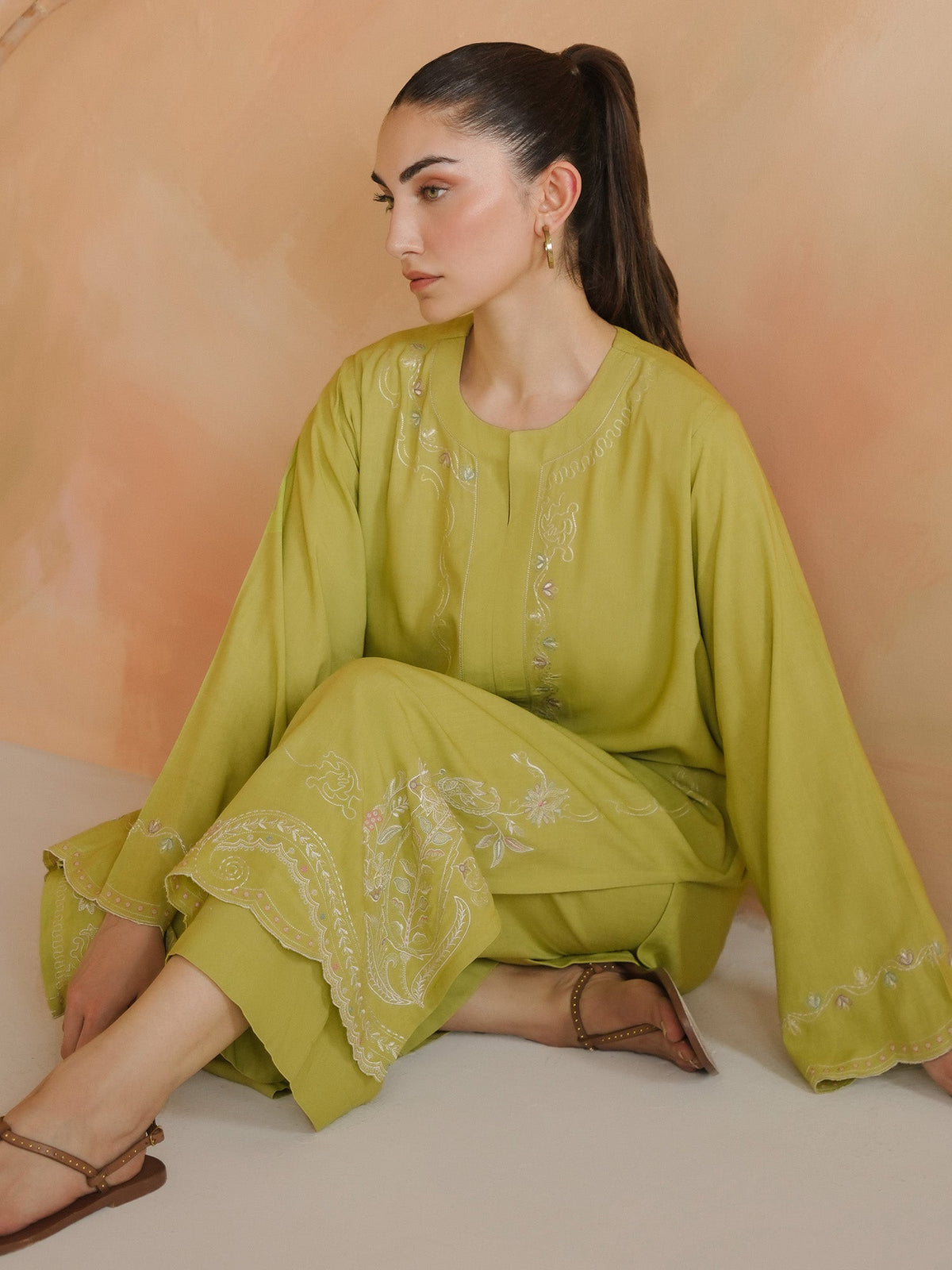 Embroidered Co-ord Set