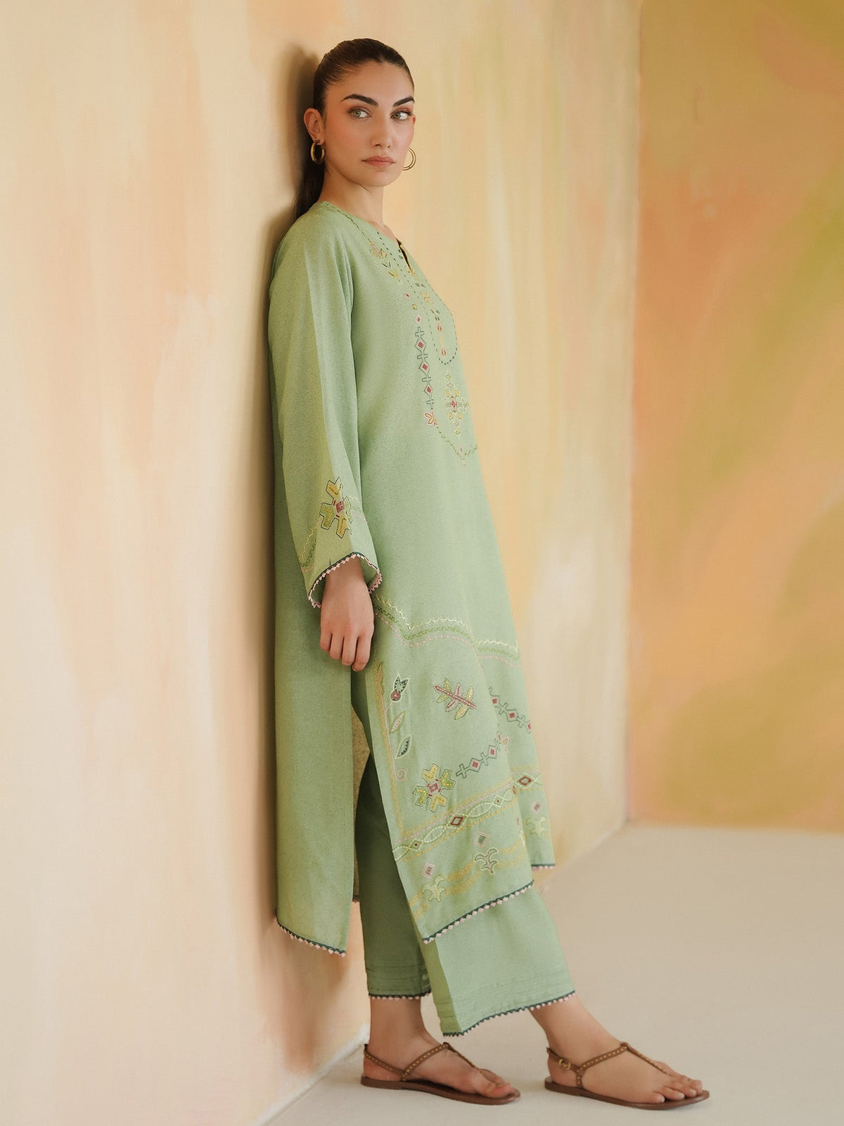 Embroidered Co-ord Set