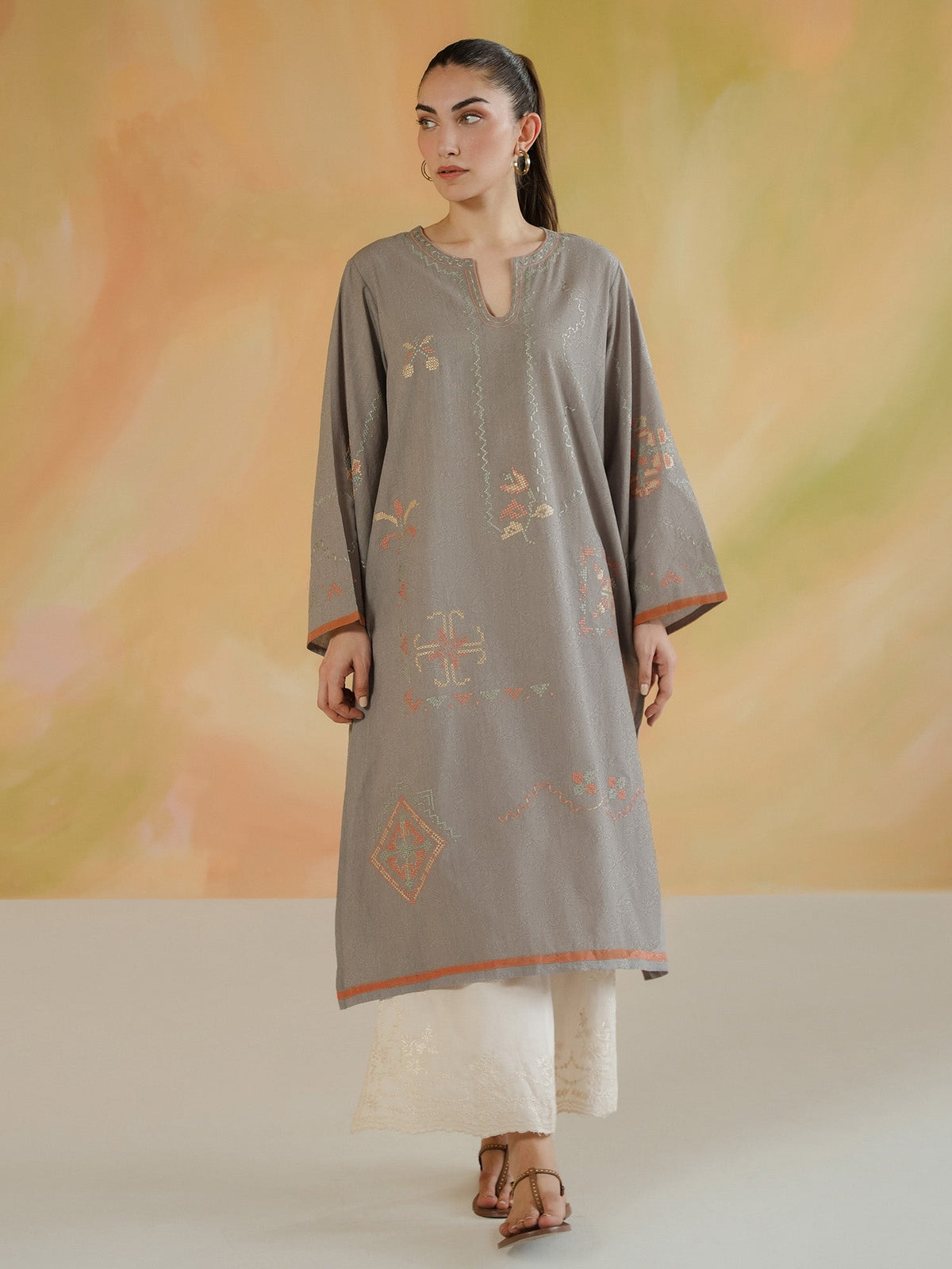Embroidered Kurta