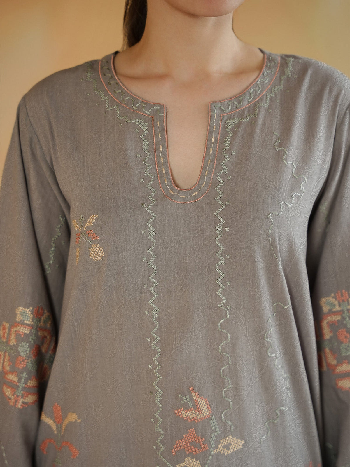 Embroidered Kurta