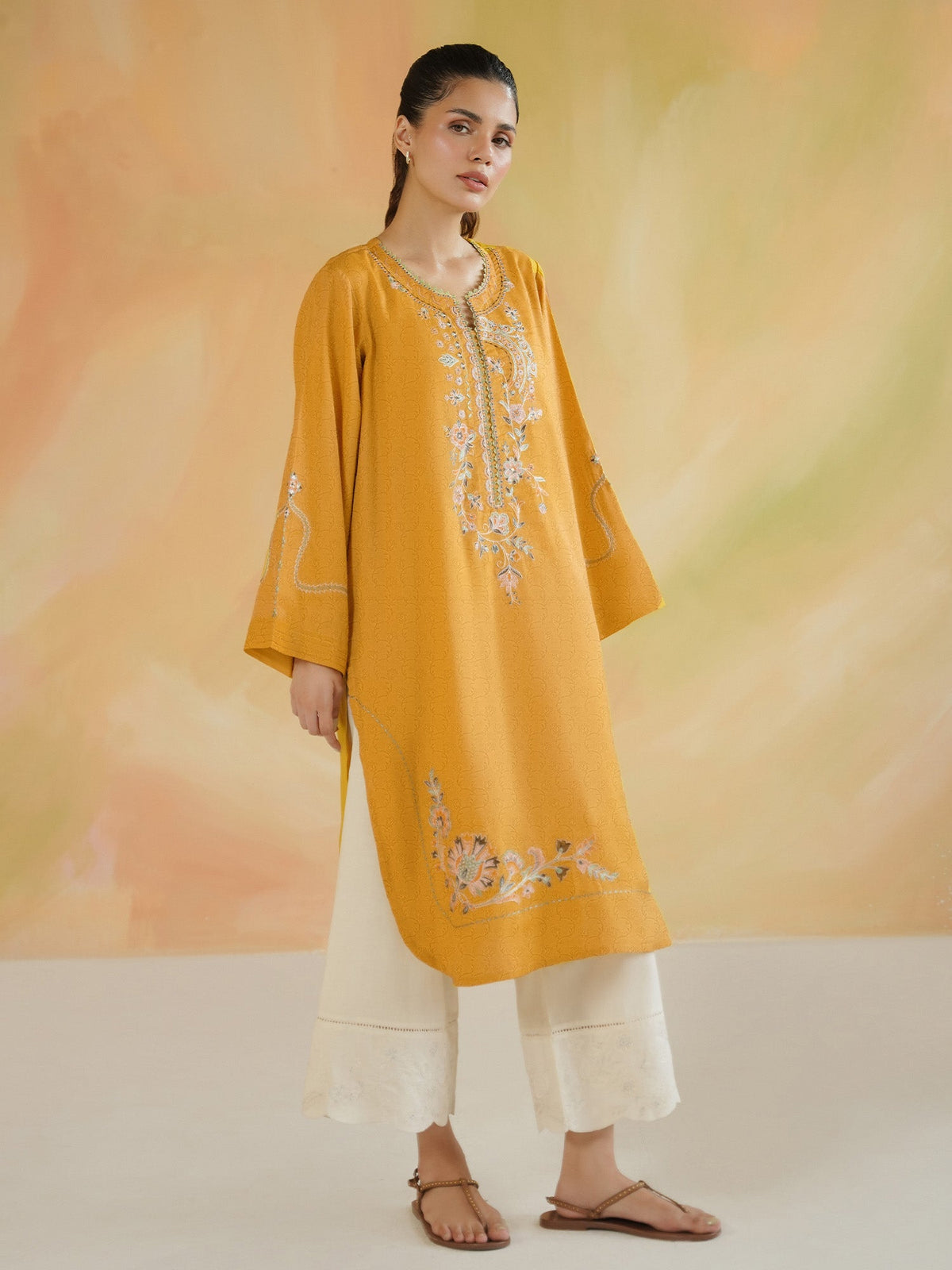 Embroidered Kurta
