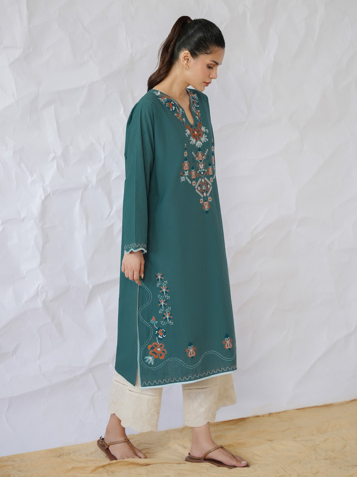 Embroidered Kurta